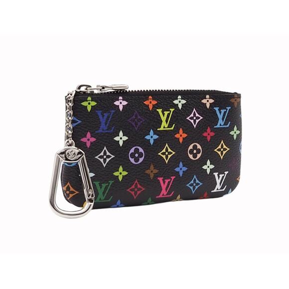 Louis Vuitton Murakami Key Pouch LV X TM Multicolor Black Cles Pochette 2025 - Picture 12 of 12